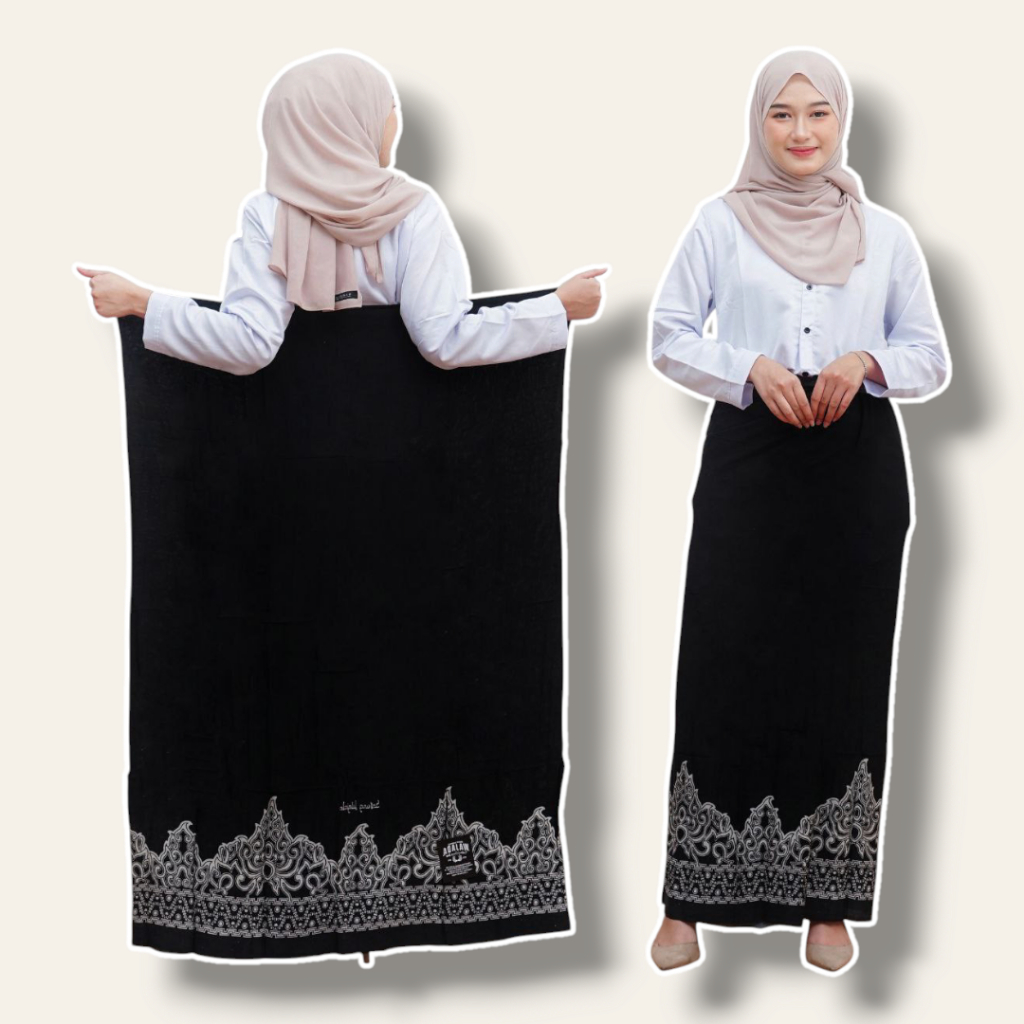 Sarung Goyor Batik Wanita Santri Putri Cewek Perempuan Kain Samping Bawahan Santriwati Pondok