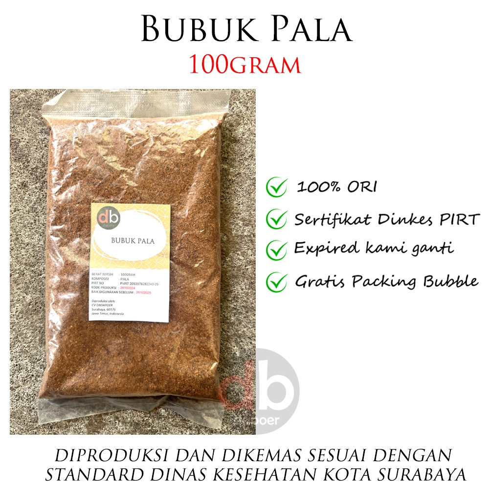 

Pala Bubuk Murni | Pure Nutmeg Powder