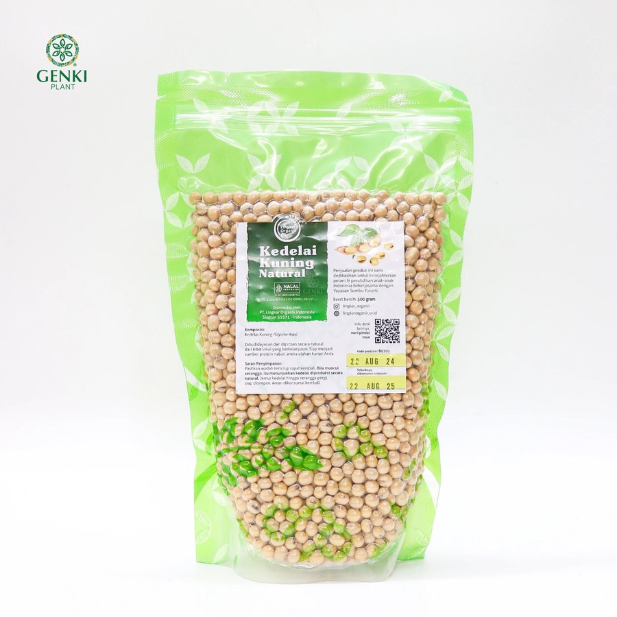 

Lingkar Organik Kacang Kedelai Kuning / Soybean - 500 g