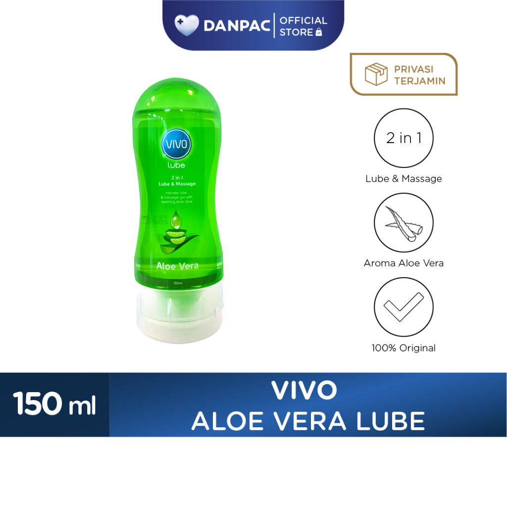 Allingroupsemesta - VIVO Aloe Vera Massage Lube 150ml Gel Pelumas & Pijat 2in1