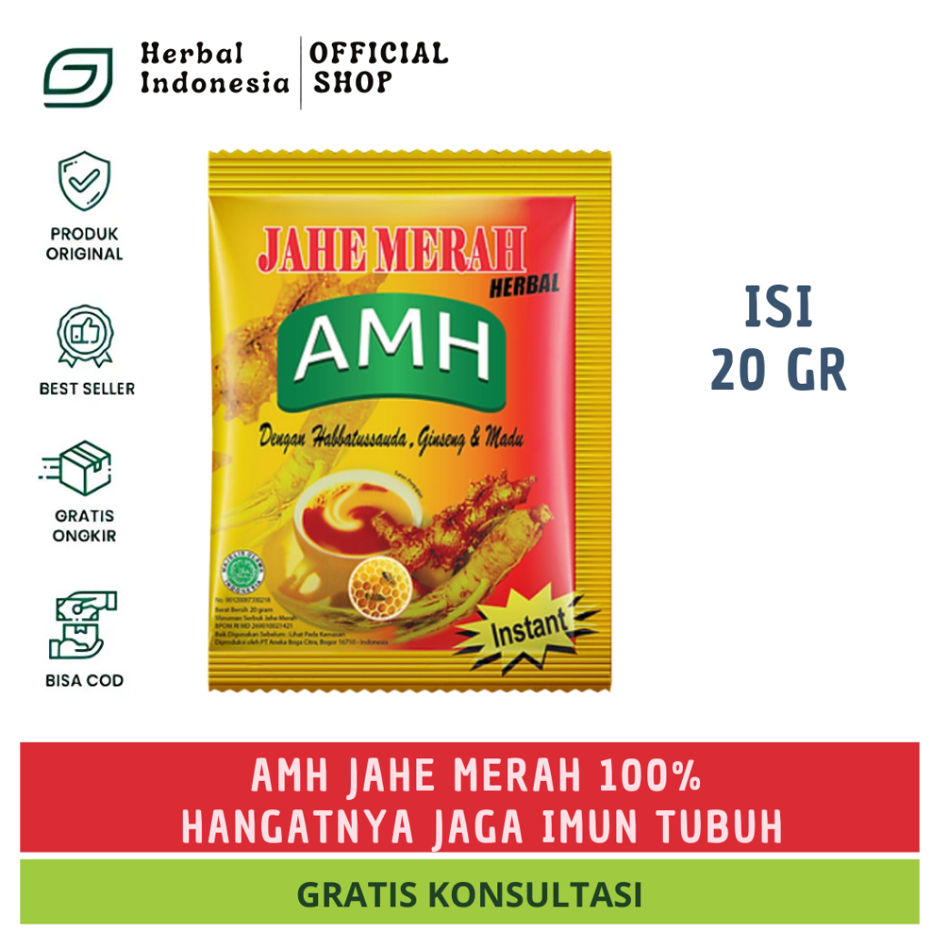 

Jahe Merah Super AMH Sachet