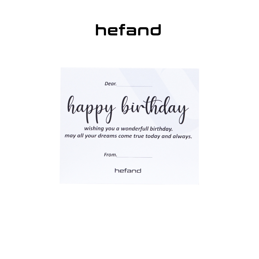 Hefand Kartu Ucapan - Birthday Card