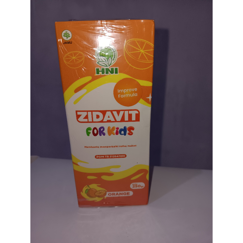 

Zidavit Madu Asli untuk Anak- Anak ( rasa orange )
