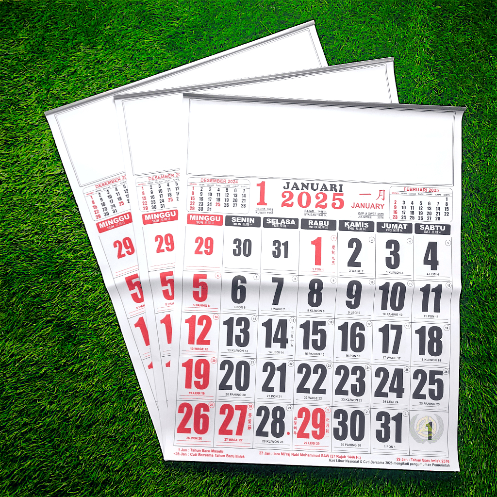 

Kalender Kerja Jumbo Kalender Dinding Jumbo