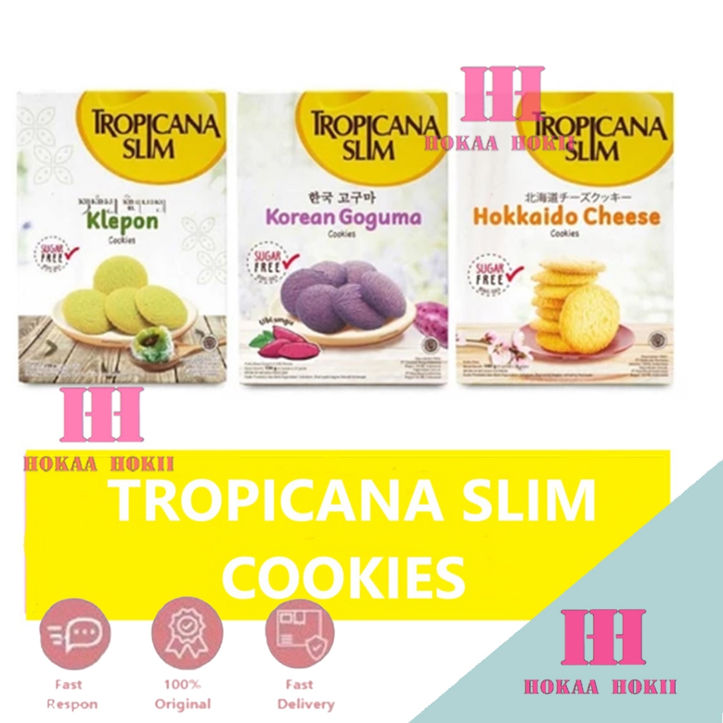

Tropicana Slim Cookies Sugar Free 100gr