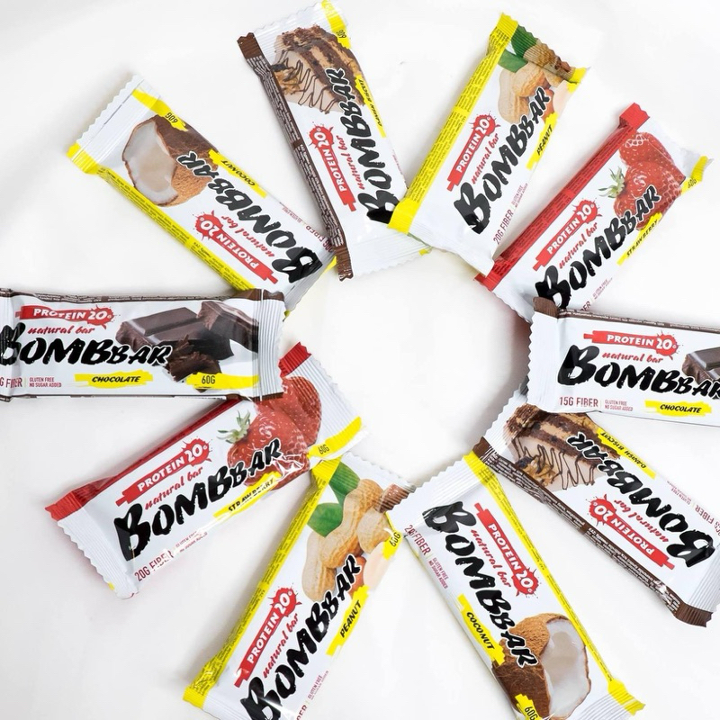 

Bombbar Protein Bar with High fiber