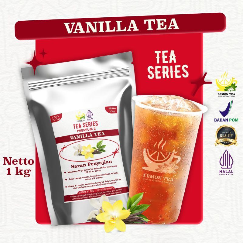 

Minuman Bubuk VANILLA ORIGINAL TEA 1000gr