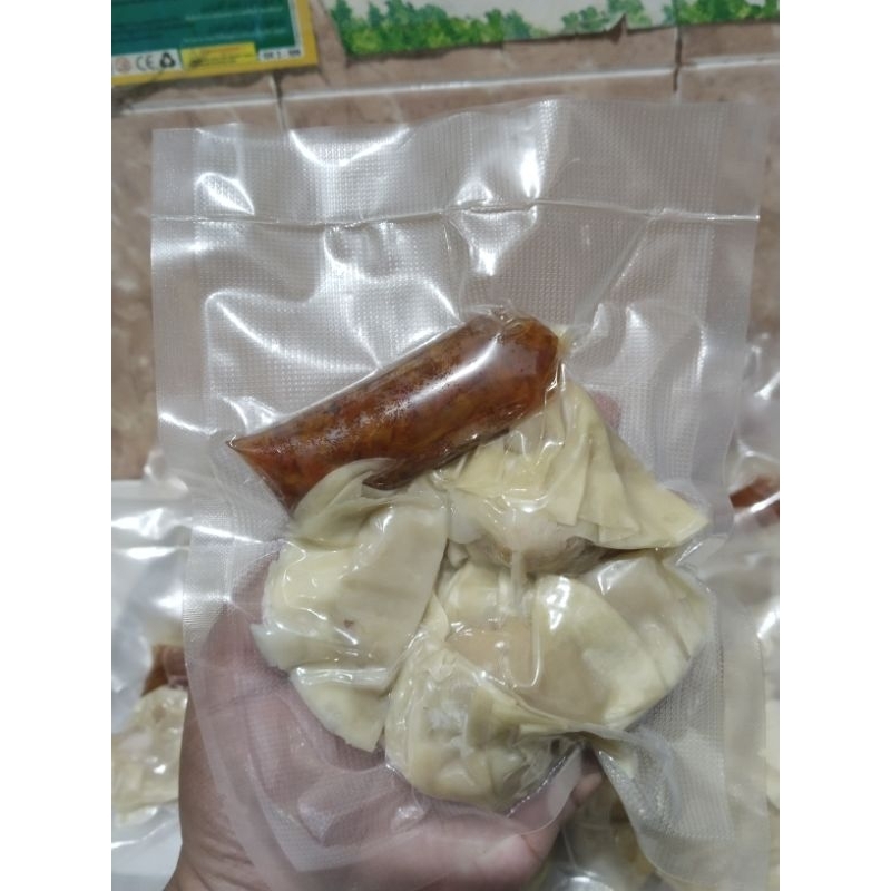 

PAKET HEMAT 3 BUNGKUS PANGSIT PEDAS BISA GORENG / REBUS