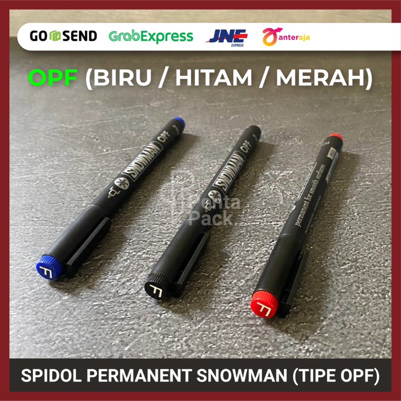 

[OPF] Spidol Permanent Snowman Tipe OPF / Permanen Drawing Pen Marker