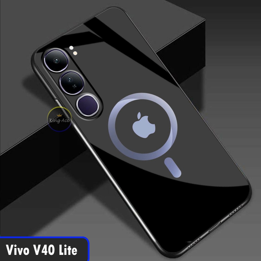 Softcase Glass Kilau Untuk Vivo V40 Lite - Cassing Hp Vivo V40 Lite  - Case Pelindung Hp Vivo V40 Li