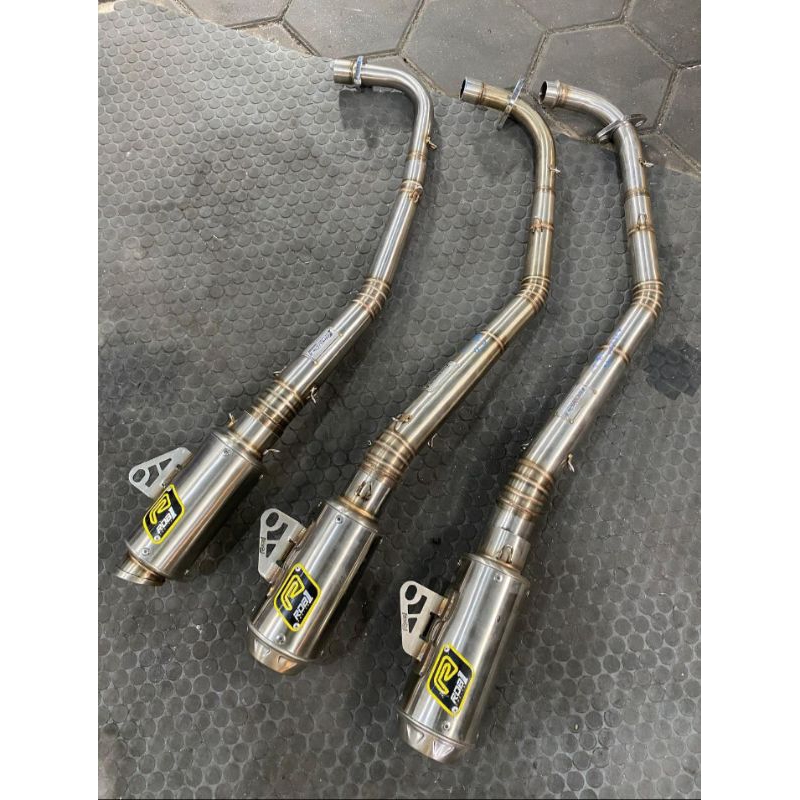 Knalpot Rob1 Original RCB1 Jupiter z 5tp Road Race MP Bebek 4TAK  Stainless 130CC