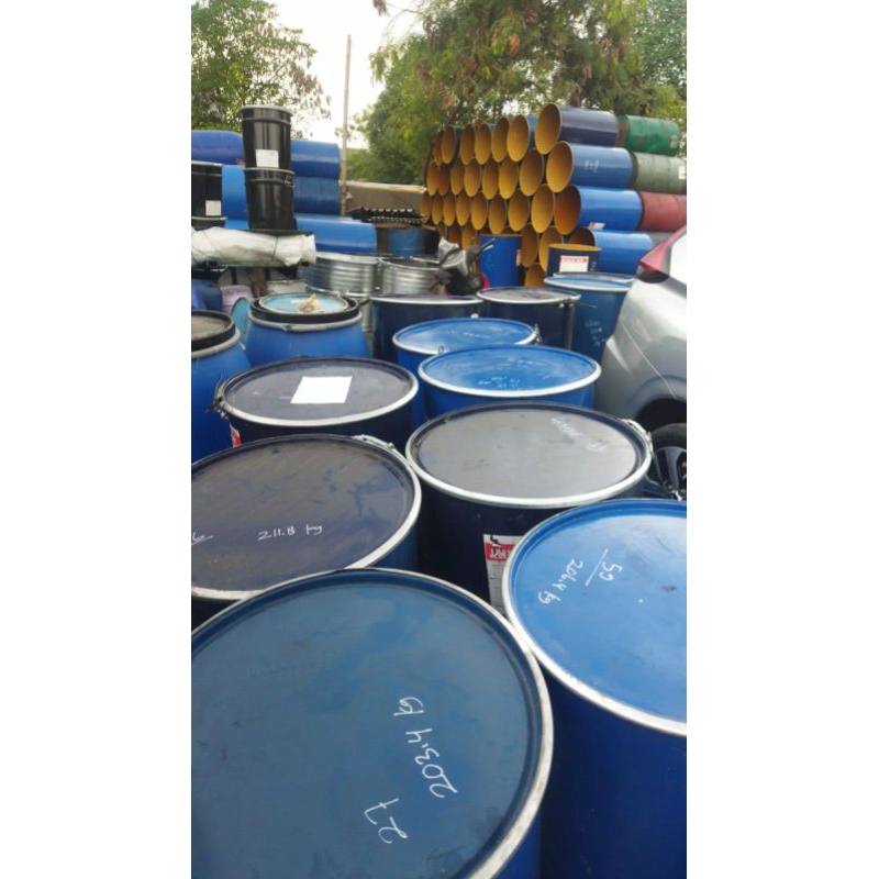 drum besi kapasitas 200 liter/ gentong besi/ drum oli/ drum bensin/drum solar lengkap dengan tutup d