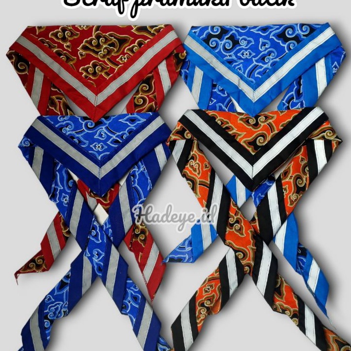 Scraft Pramuka Skrap pramuka Scraf Pramuka Batik Scrap Pramuka Batik Mega Mendung Termurah