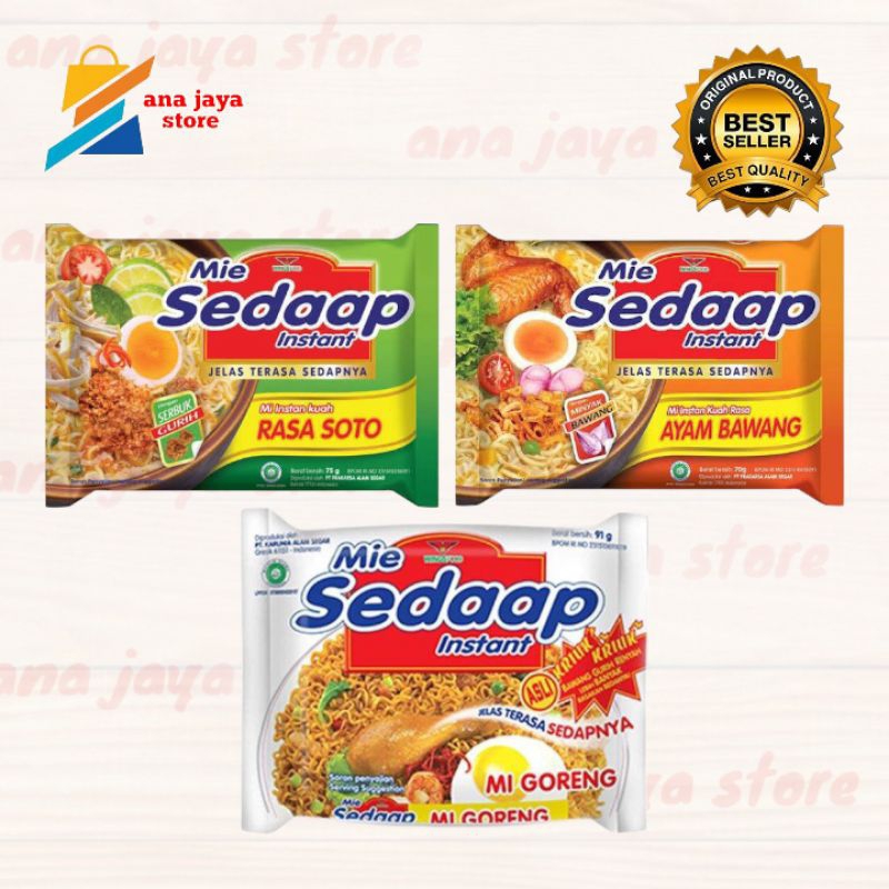 

MIE SEDAP GORENG | MIE SEDAP SOTO | MIE SEDAP AYAM BAWANG | PENGEMASAN KARDUS GRATIS