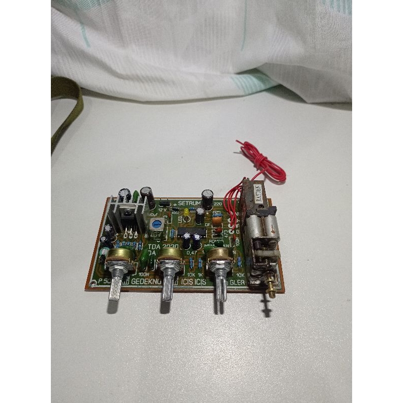 Radio tuner fm + amplifier 30wat+tune control