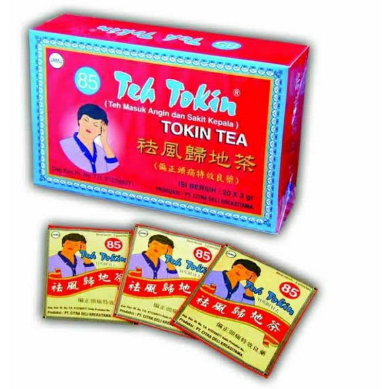 

Teh Tokin 85 untuk Pusing & Masuk Angin