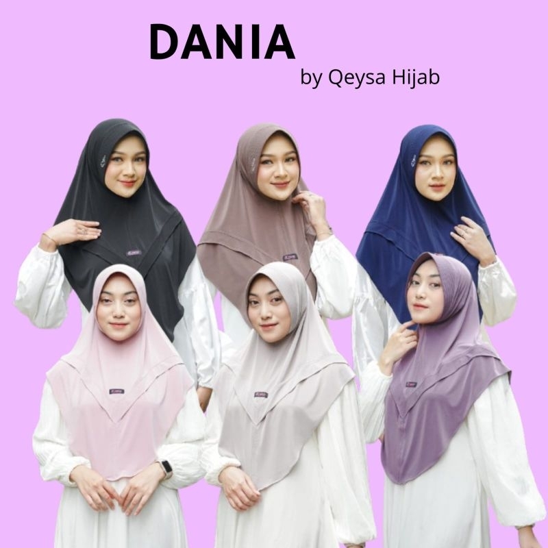 Qeysa - Bergo Dania by Qeysa Hijab - Bergo Jersy Stella