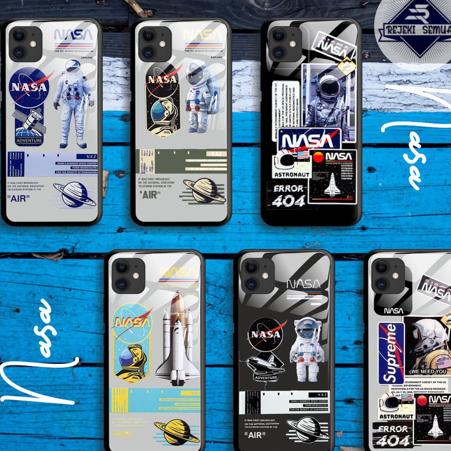 FASH SALE SOFTCASE BACK CASE GLASS KACA NASA VIVO Y66 Y67 Y7S Y71 Y81 Y91C Y91 RS3353