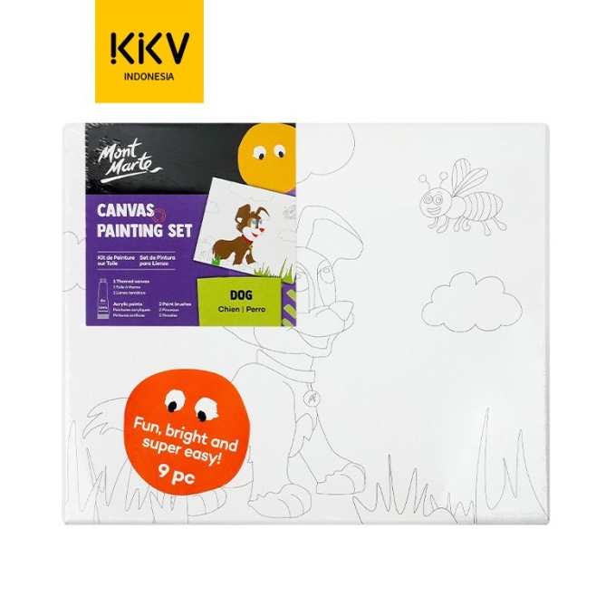 

Paket Terbatas KKV MONT MARTE Coloring Painting Canvas Set Lukis Gambar Anak DIY