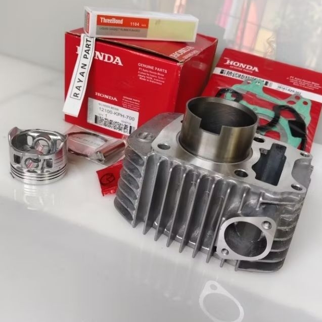 blok seher supra x 125 lama old karbu supra x 125 old KPH blok+piston+top set