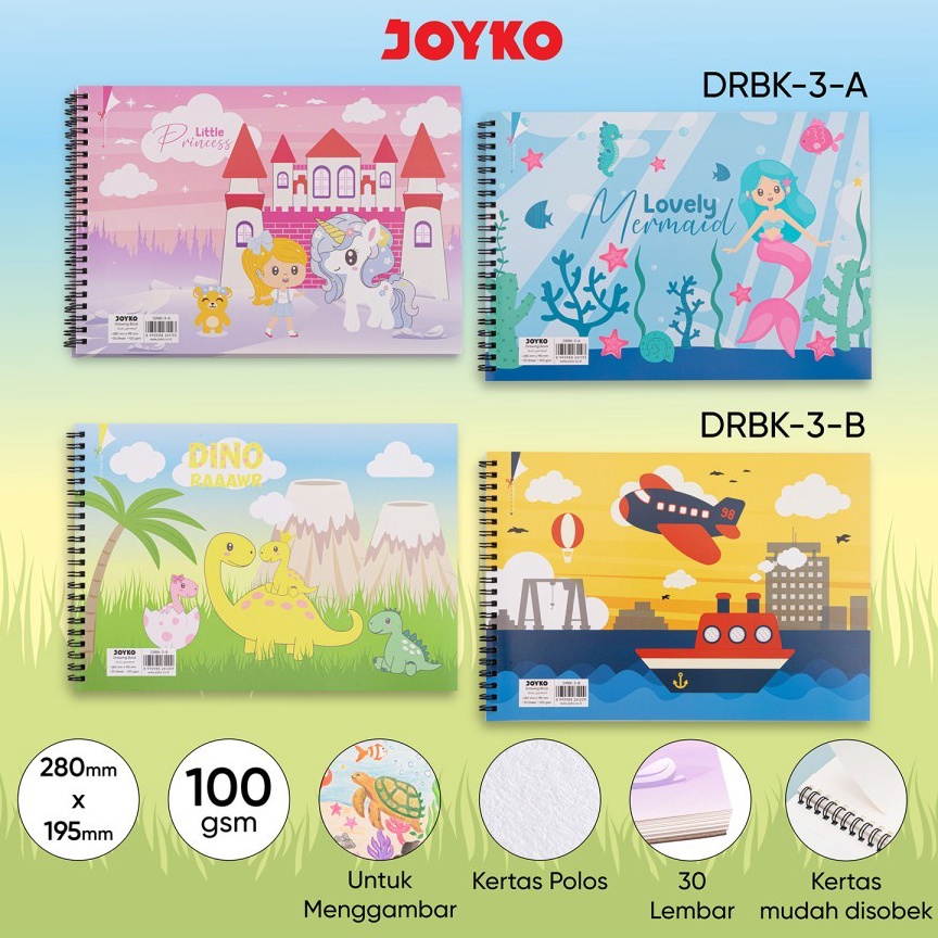 

Lebih Bagus Buku Gambar Drawing Book Joyko DRBK3A B