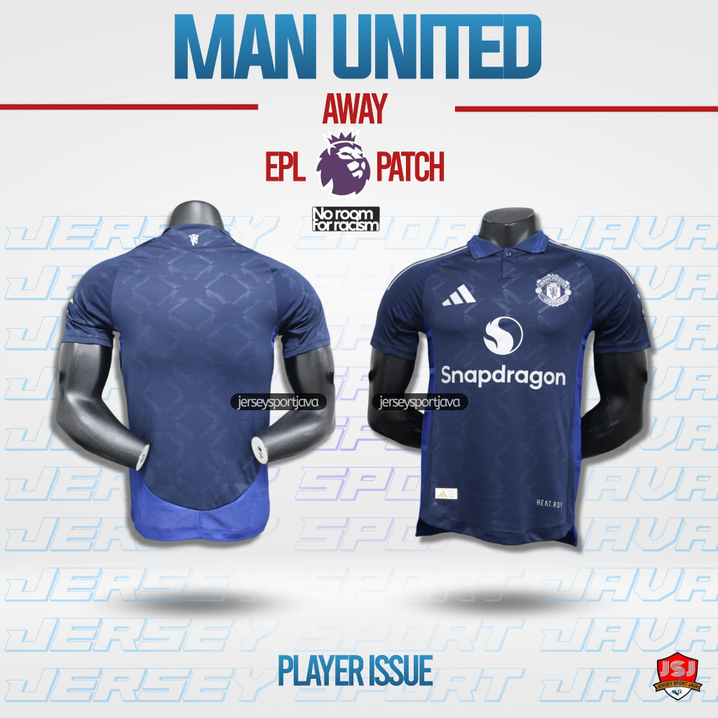 ( READY STOK ) JERSEY PLAYER ISSUE MU AWAY 2024 2025 JERSEY PLAYER ISSUE JERSEY PLAYER VERSION HIGT 