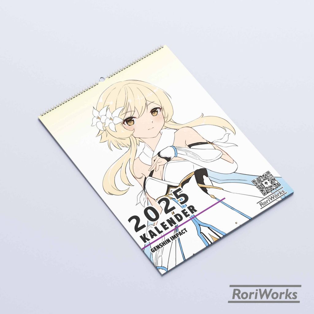 

Kalender Dinding 2025 - Genshin Impact Waifu