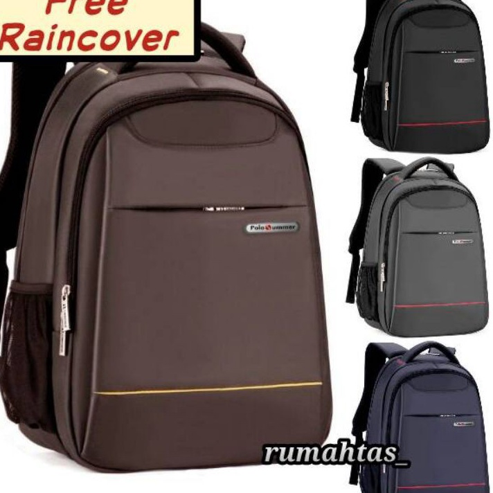 KUALITAS TERBAIK Tas Ransel Sekolah Bara Up to 14 inch  Tas Pria Tas Wanita Model TUMI Terbaik