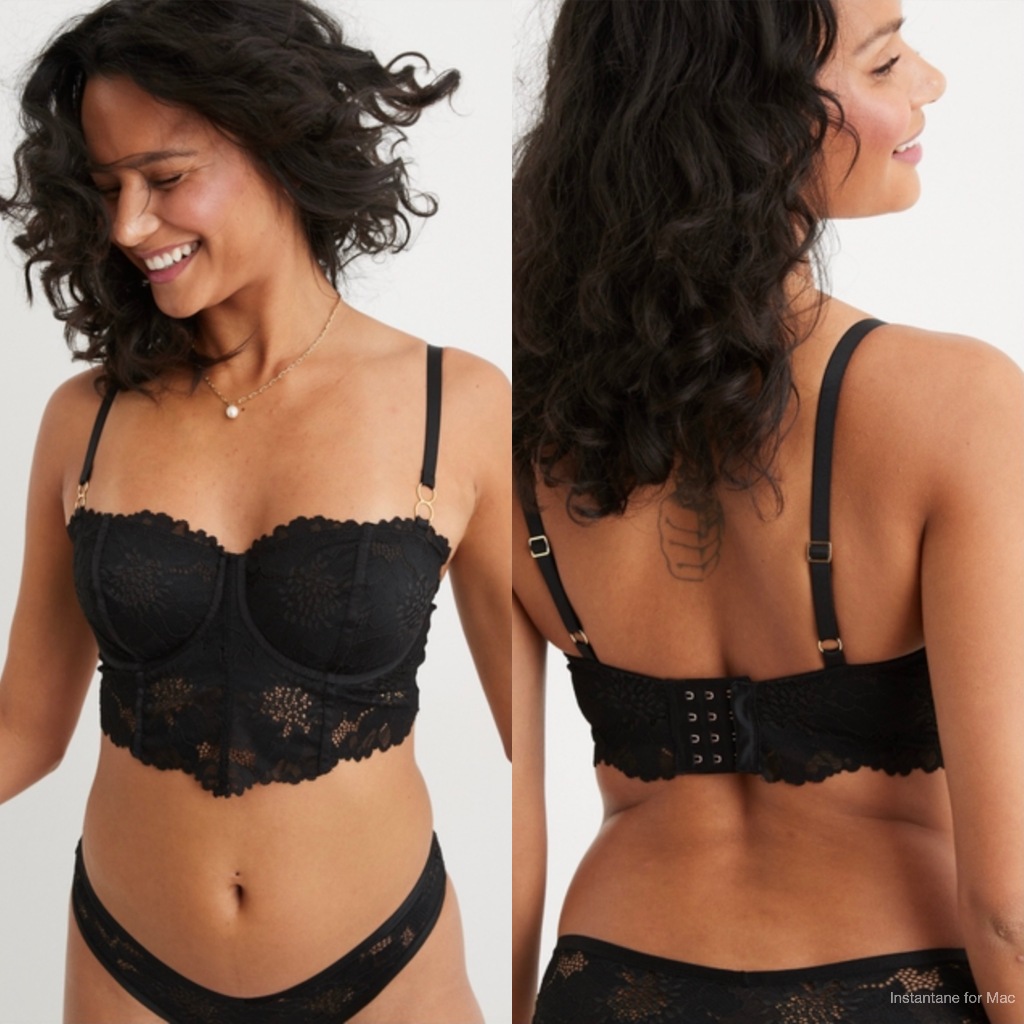 H&M Addie Longline Balconette Bralette / Pushup Bra Import Sisa Export Branded Sale