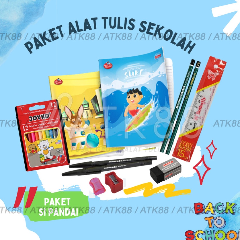 

Grosir Belanja Paket Alat Tulis Sekolah Souvenir Stationary Bingkisan Hadiah