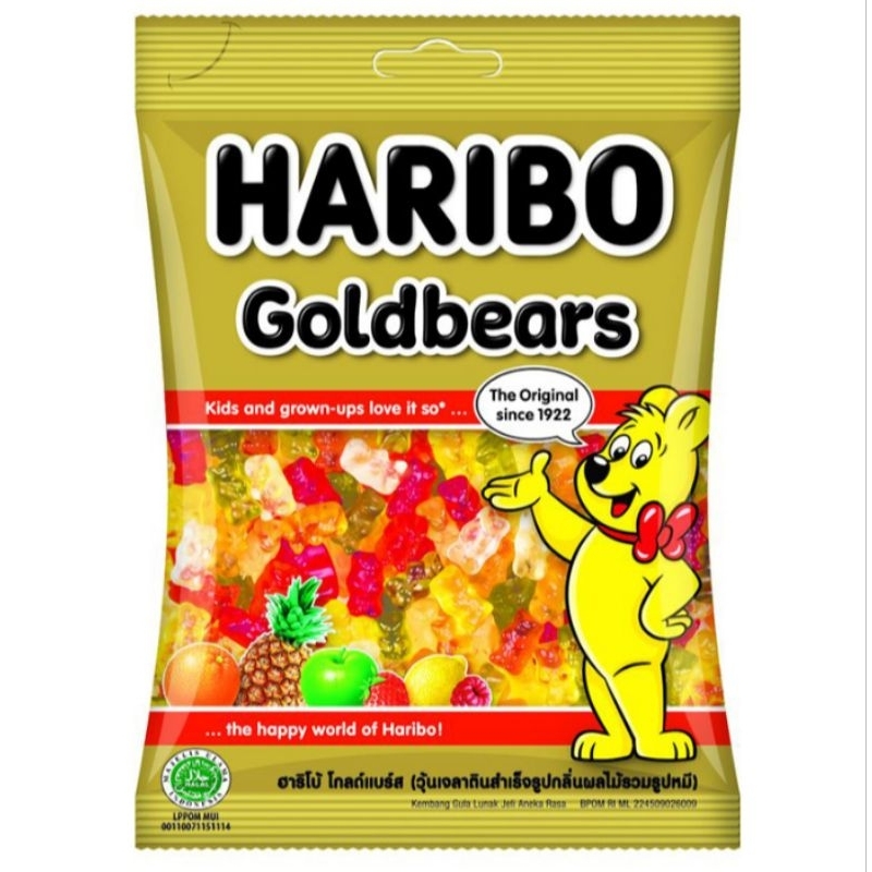 

HARIBO Goldbears Permen Jelly 80 gram aneka rasa buah