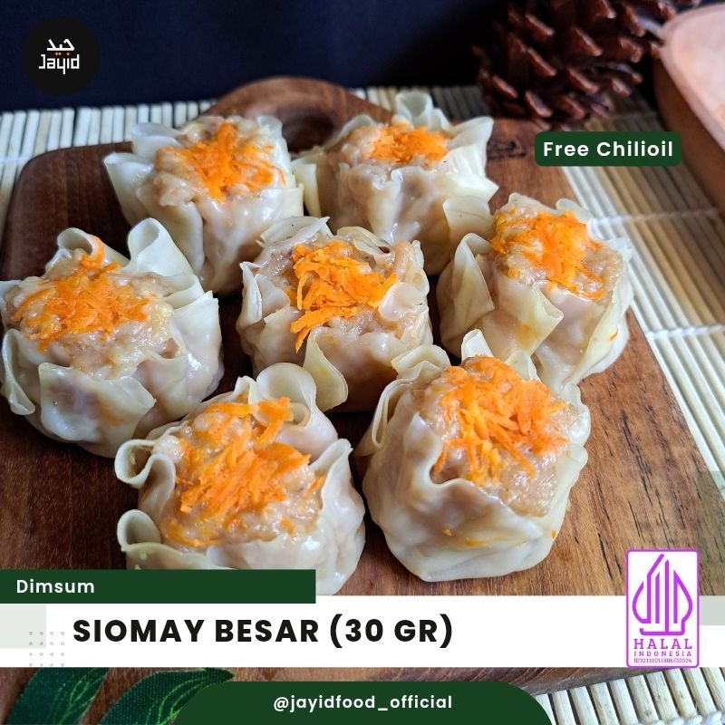 

Dimsum Siomay Besar 30 gram by Jayid + Chili Oil