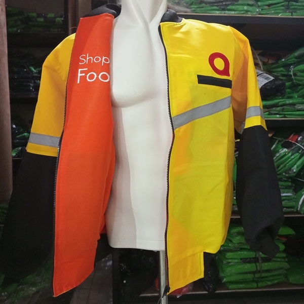 JAKET NGOJOL BOLAK BALIK MAXIM SOPI // JAKET BUNGLON MAXIM SOPI// JAKET PRIA DAN WANITA ORAGE KUNING