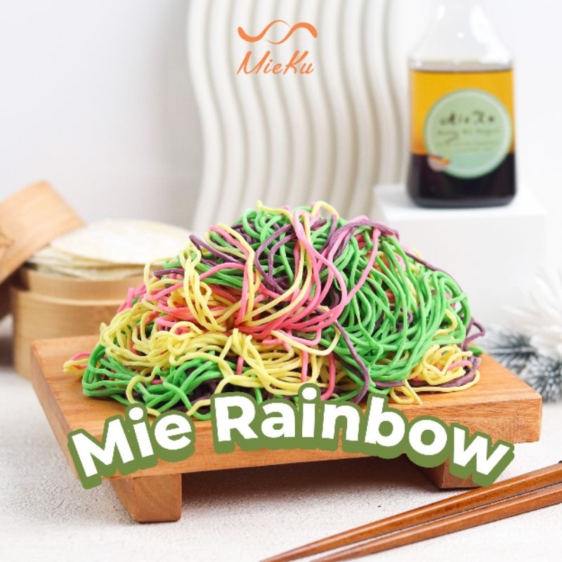 Pangsit Mie Rainbow / Mie Ayam Rainbow / Mie Mentah Rainbow / Mie Telur