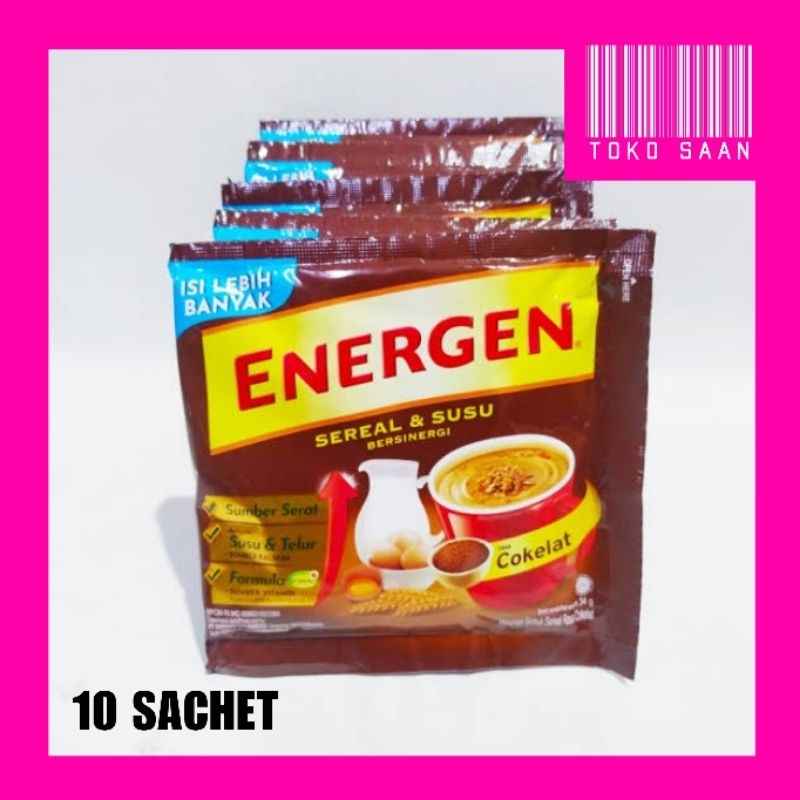 

ENERGEN SEREAL & SUSU COKLAT 10 SACHET