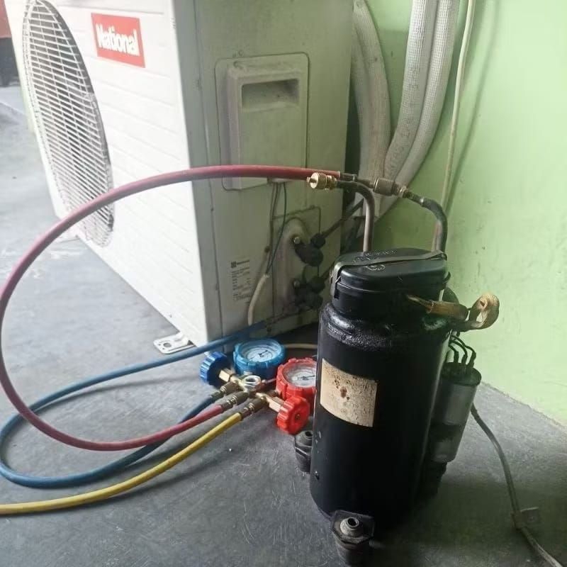 KOMPRESOR ANGIN# POMPA VACUM / ALAT FLUSHING 1 PK, 1/4 PK , 1/6 , 1/8 UNTU AC MOBIL, AC RUMAHAN DAN 