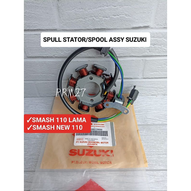 Spul Assy spool stator Suzuki smash 110 lama/smash new 110