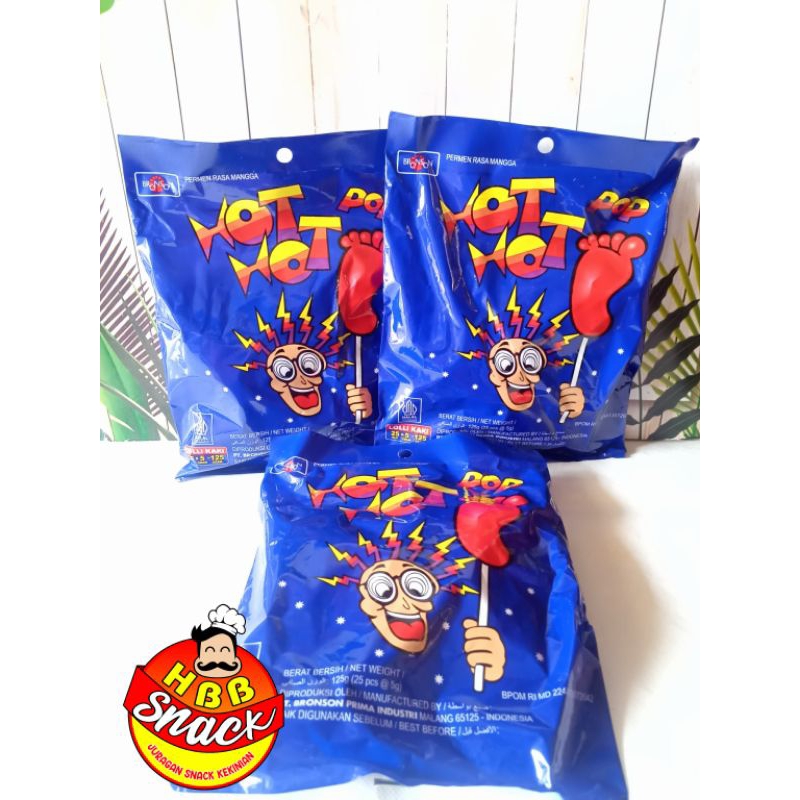 

BRONSON HOT HOT POP PERMEN KAKI ISI 25 PCS