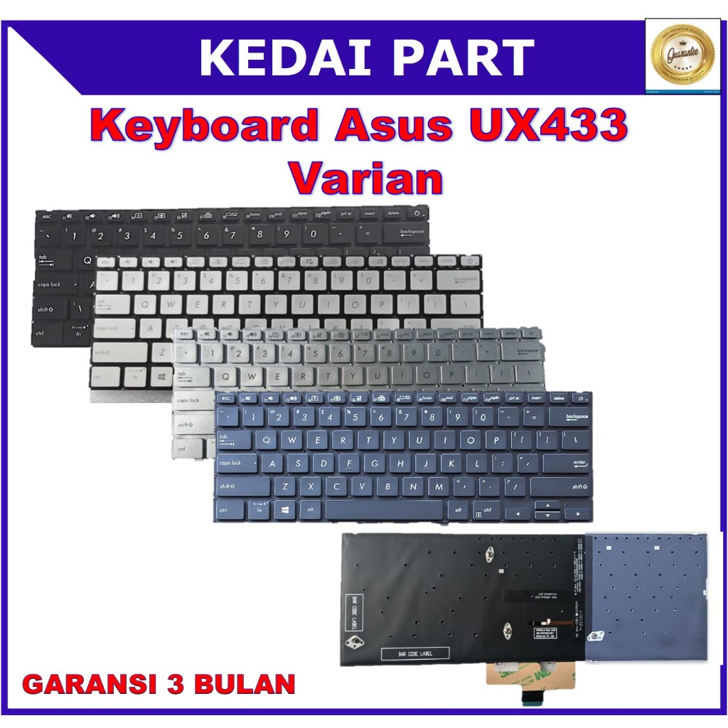 Keyboard Asus Zenbook 14 UX433 UX433FAW UX433FAC UX433f UX433fa UX433flc UX433FL UX433FQ UX433fn UX4