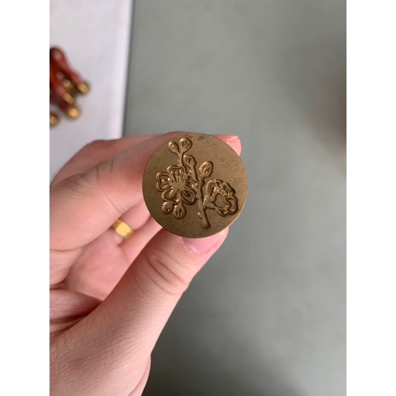 

CUCI GUDANG - wAx lilin stamp seal undangan (pernah terpakai)