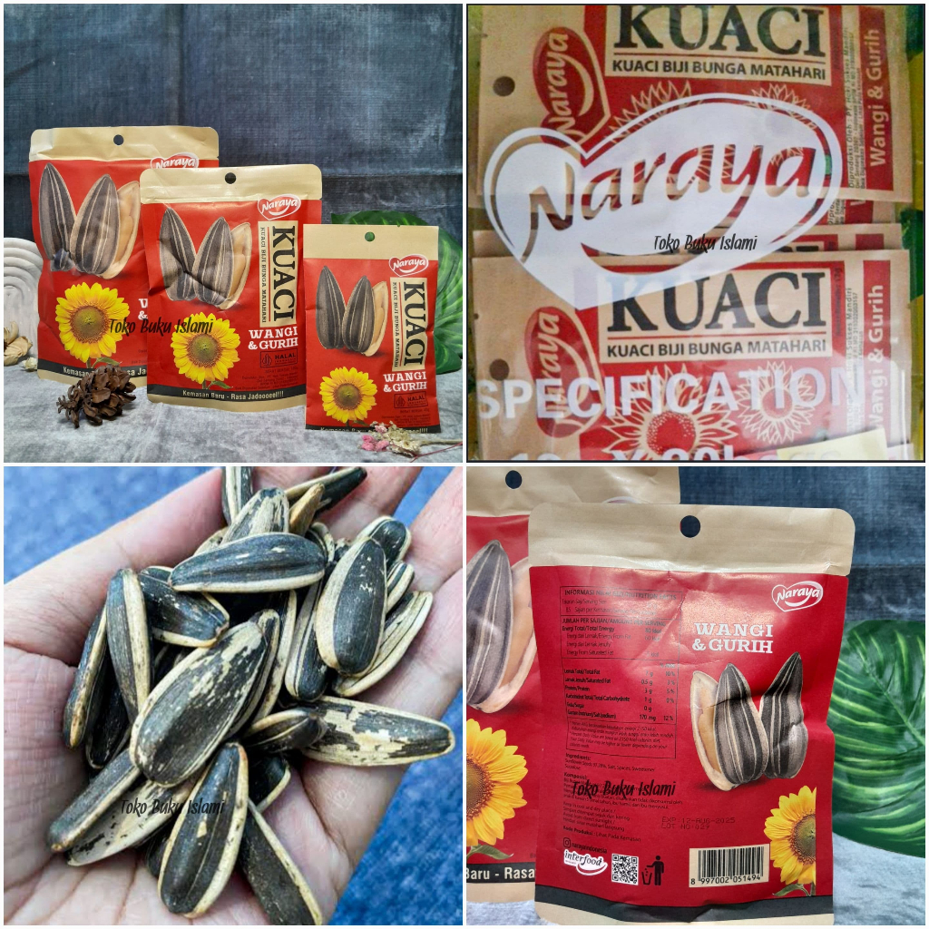 

NARAYA KUACI Biji Bunga Matahari Snack Biji Bunga Matahari