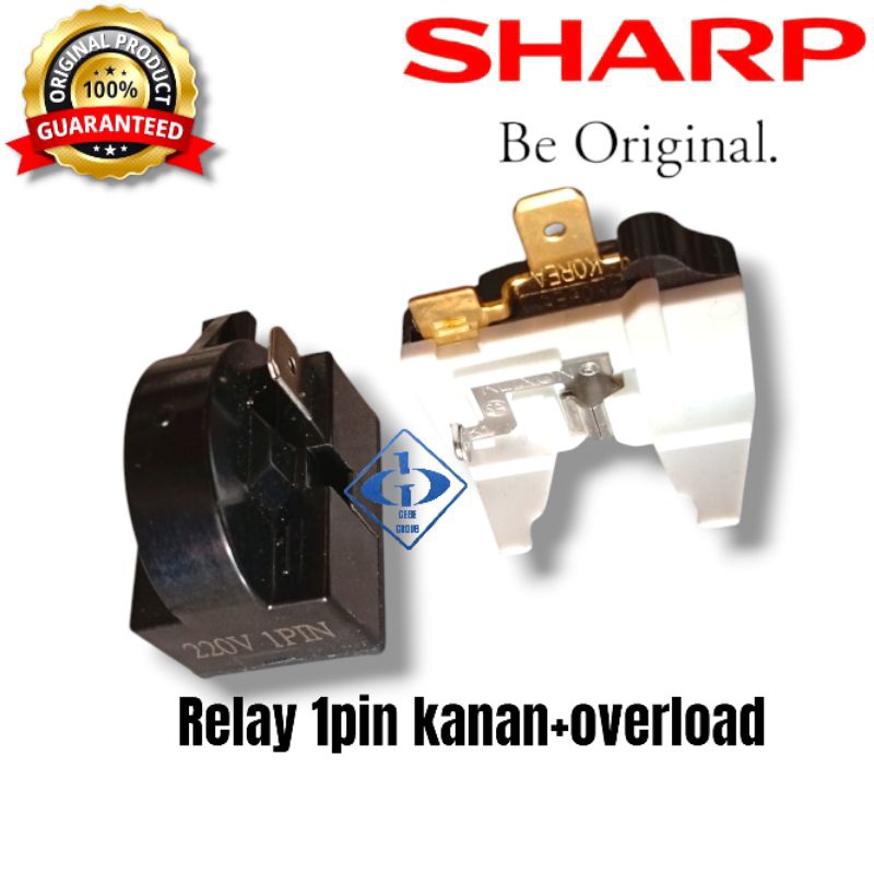 Relay PTC Overload Kulkas SHARP 1 Pintu