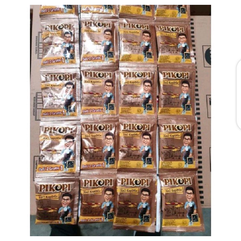 

PIKOPI 3in1 mix 1 renceng isi 9 sachet