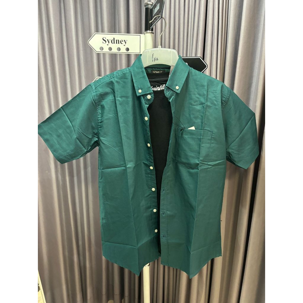 Kemeja Cassual Hamlet Hijau