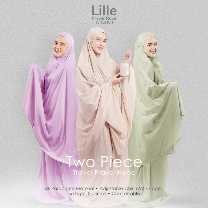 Mukena Travel Lille Two Piece by Gumun