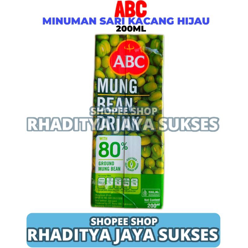 

Minuman Sari Kacang Hijau ABC 150ml