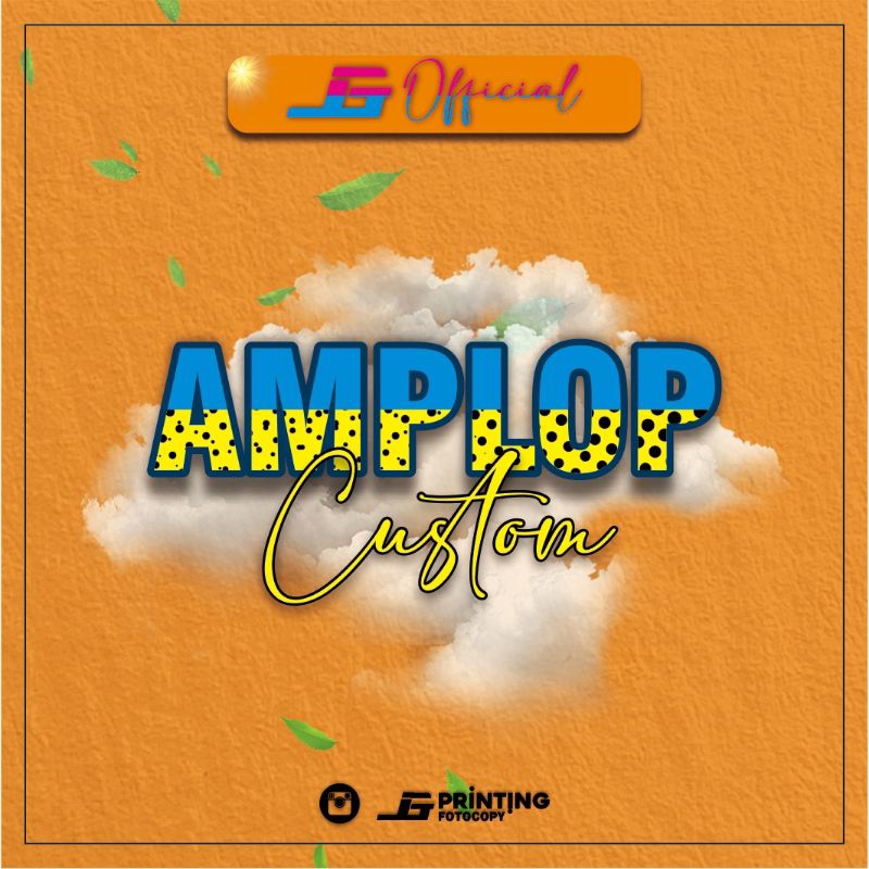 

AMPLOP CUSTOM 152x90 MM, 1 PAK ISI 100 PCS