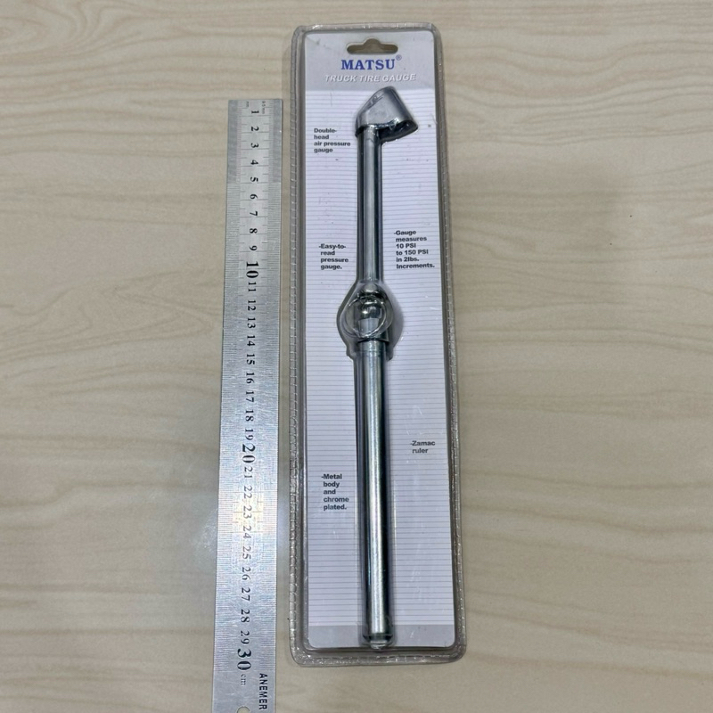 MATSU 160psi Ukur angin ukuran angin ban mobil / truk 160 psi matsu  tire pressure gauge tire air al