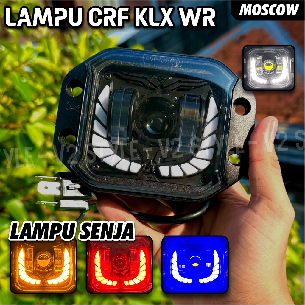 LAMPU TEMBAK LED DEPAN HEADLAMP LAMPU DEPAN LAMPU UTAMA HEAD LAMP ORIGINAL MOSCOW NEW MODEL HIGH QUA