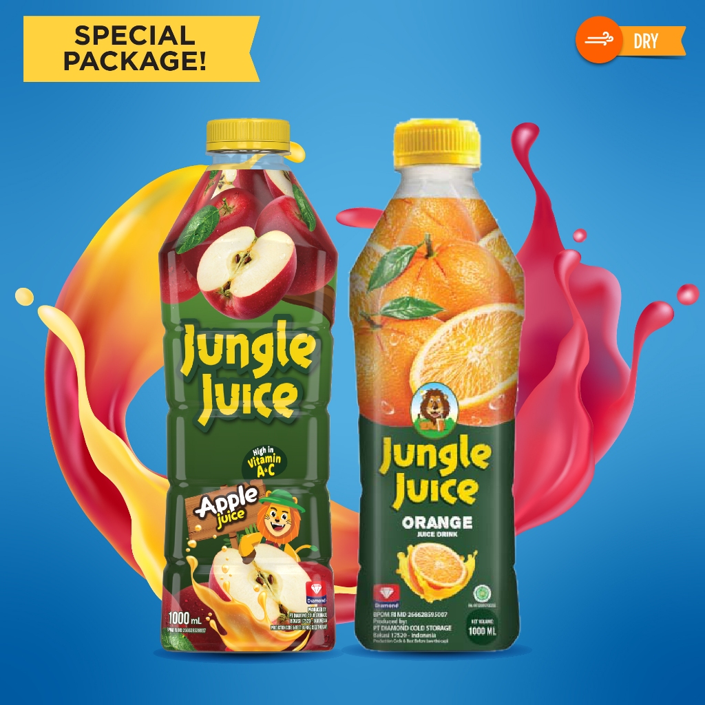 

PROMO 2 PCS JUNGLE JUICE 1 LT